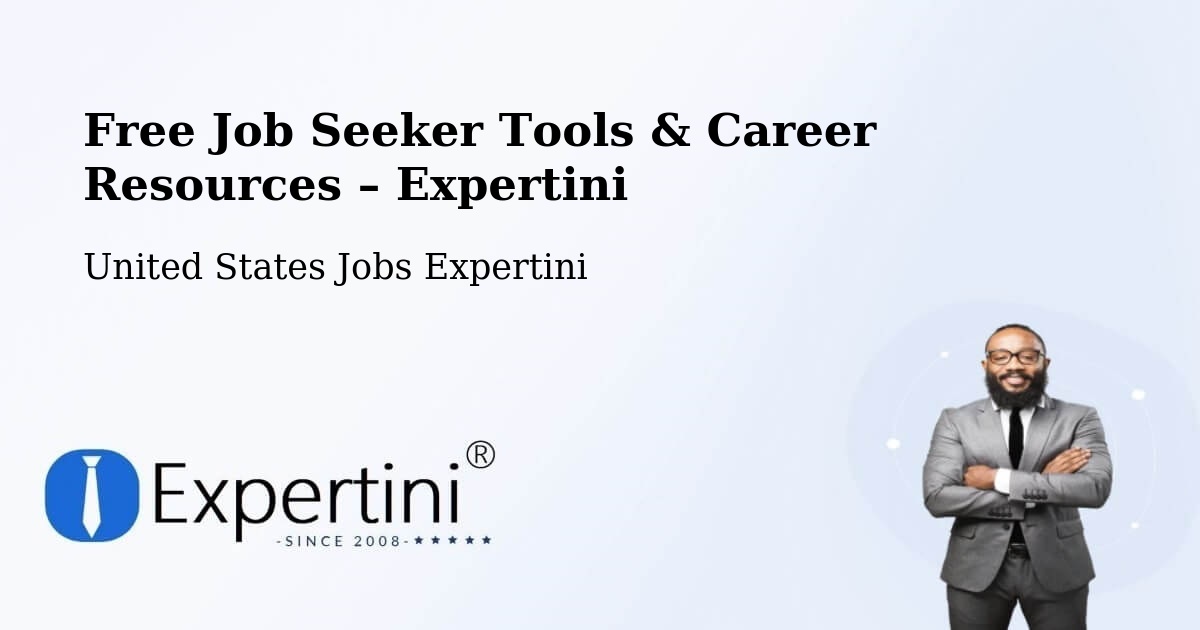 Free Job Seeker Tools & Career Resources – Elizabeth - Elizabeth, United States Jobs Expertini