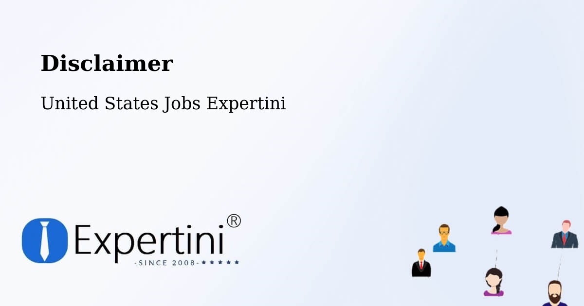 Disclaimer – Elizabeth - United States Jobs Expertini